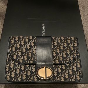 Vintage Christian Dior envelope clutch